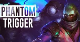 Heroic character from Phantom Trigger, poised in a dynamic pose against a mysterious background, showcasing vibrant art style.