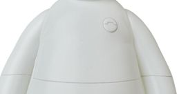 Baymax from Big Hero 6, a cute, white healthcare companion robot with a round body and friendly expression.