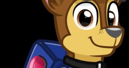 Chase from PAW Patrol, cheerful police pup in blue uniform, ready for adventures and heroics in Adventure Bay.
