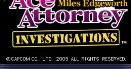 Ace Attorney Investigations: Miles Edgeworth Gyakuten Kenji 逆転検事 - Video Game