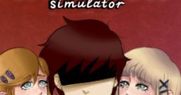 Characters from Hentai Simulator interact in a vibrant, playful setting, capturing the game's unique art style.