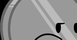 Nickel from Battle For Dream Island with a frowning expression, showcasing its distinctive cartoon design.