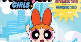 Blossom from Powerpuff Girls 2016 featured with Buttercup and Bubbles, highlighting their superhero teamwork and charm.