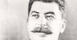 Portrait of Joseph Stalin in military uniform, showcasing his iconic mustache and authoritative expression during Soviet era.