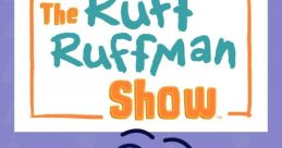 Ruff Ruffman poses playfully in vibrant colors, promoting fun and learning from "The Ruff Ruffman Show" series.