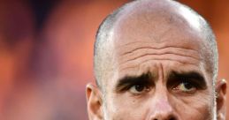 Pep Guardiola focused and contemplative during a match, showcasing his intense passion for football coaching.