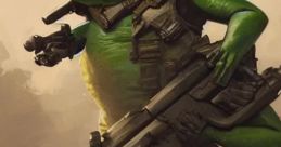 Frog with gun
