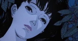 Depicting the haunting atmosphere of "Perfect Blue," a film by Satoshi Kon, focusing on psychological themes and identity.