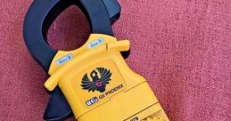 UEI DL379 digital clamp meter for measuring electrical currents, equipped with easy-to-read display and multiple range settings.