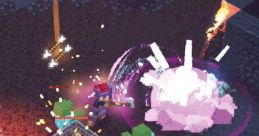 Player battles zombies in Minecraft Dungeons, showcasing action-packed gameplay and strategic combat mechanics.