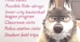 Officer Wolfard(Zootopia Wolf cop, Angered-Not official-Joel Mchale)