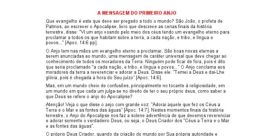 As Três Mensagens Angélicas