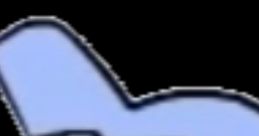 Cartoon character with a blue, pointed shape and glasses, illustrating fun and creativity in video exports.