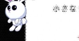 Playful white rabbit character with pink ears, representing creativity and fun, related to YTP - Car Logo Do Drugs Compassion.