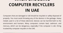 Recycle Emirates
