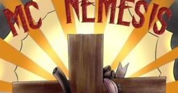 MC Nemesis artwork featuring a dramatic heart and cross with the phrase 'Welcome to the Freakshow' in a vibrant backdrop.