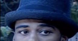 Stylish individual in a suit and hat, showcasing confident charisma and charm, embodying the essence of "rizz.