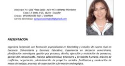 ING. PATRICIA CORDOVEZ MsC