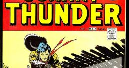 Cover of "Johnny Thunder" No. 1, featuring the mystery rider in action with bold colors and dramatic scene titled "The Last Roundup!