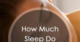 I need sleep