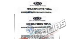 Fiscal requirements document from telecommunications companies Tigo, Viva, and Entel, dated February 17, 2023.