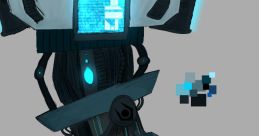 Stylized depiction of Half-Life 2 Combine Overwatch, featuring intricate details and vibrant blue accents.