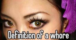 Your a whore@ The phrase "Your a whore" reverberates in the air, sending a jolt of shock and disgust through anyone who