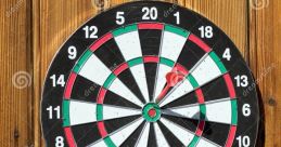 Dart Hit Board Wood 1