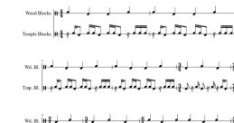 Temple Block Beats with Cymbal Crash