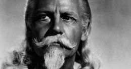 Buffalo Bill portrait showcasing his iconic mustache and signature attire, embodying Wild West legend and showmanship.