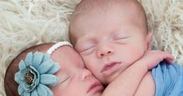 Babies Hugging