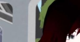 Ruby Rose stands poised in her signature red cloak, capturing a moment from RWBY Chapter 2: The Shining Beacon.