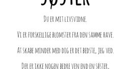 Søster det er vigtigt