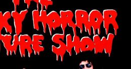 Iconic promotional art for The Rocky Horror Picture Show featuring a character lounging on red lips, exuding glam rock vibes.