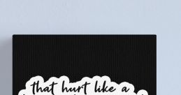 Hurt Like A Butt Check on a Stick