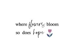 Where's my flowers??