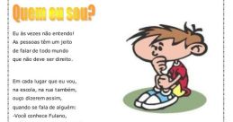 Se você pretende saber quem eu sou! (Cantando)