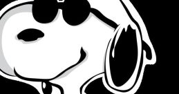 Snoopy as Joe Cool wearing sunglasses and a stylish shirt, embodying his laid-back personality and charm.
