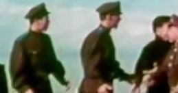 Soviet soldiers dancing
