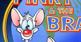 Pinky and the Brain stand beside a globe, showcasing their quirky personalities and iconic dynamic in this beloved cartoon series.