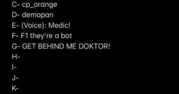 GET BEHIND ME DOKTOR!!!