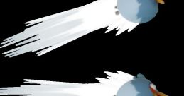 Angry birds flying