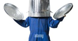Stick your head in a garbage can and