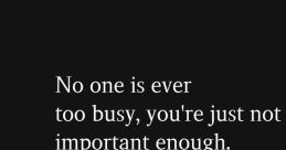 Not Important