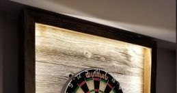 Dart Hit Board Wood 4