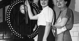 Stock Footage - Workers Punching Time Clock - USA, 1940s