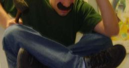Mario fell to washing machine :sob:
