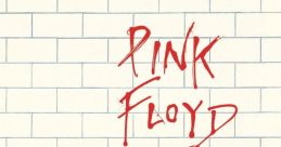 Cover art of Pink Floyd's 'The Wall' featuring red graffiti on a white brick background, iconic for its dramatic imagery.