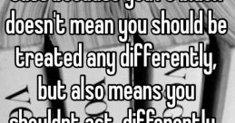 Because you’re black