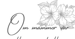 JAG ÄTER INTE MAMMOR!!!